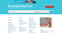 Desktop Screenshot of buyinzambia.com